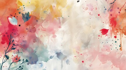 colorful watercolor background