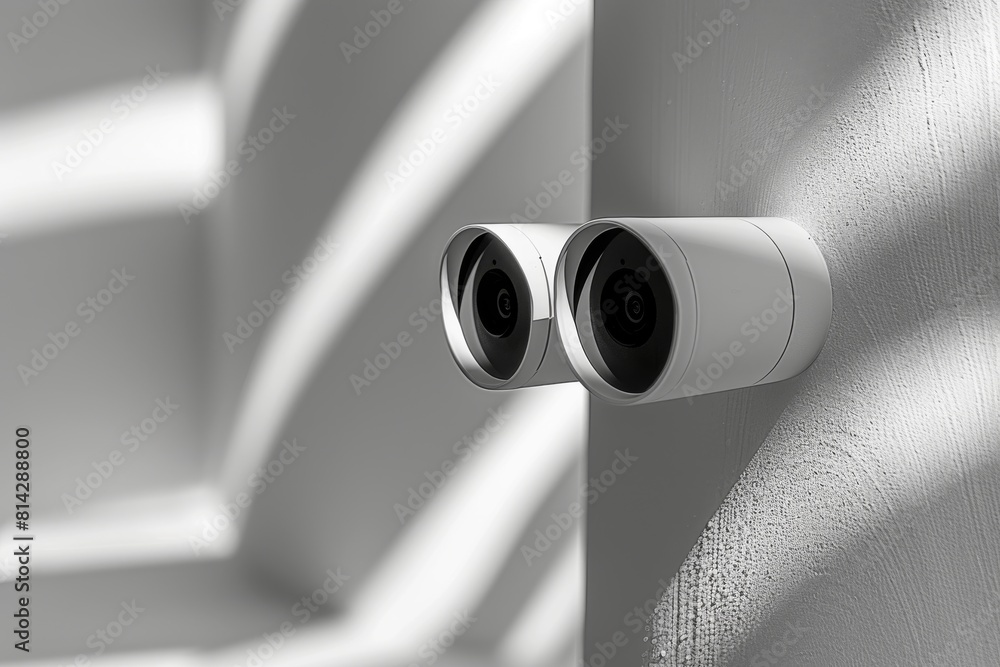 Poster intelligent security concepts manage video feeds and camera operations, integrating alarms with film