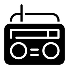 radio glyph icon