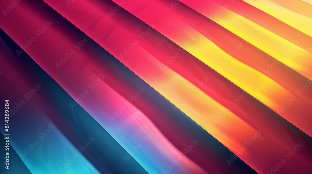 Poster abstract colorful diagonal lines background - vibrant abstract background with diagonal lines in a s