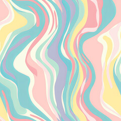 Seamless doodle pattern, colorful with pastel colors, digital paper for printing, graphic design, product designs, stickers and many more.	
