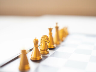 Horse chess copy space strategy idea business marketing financial education planning tactic sport...