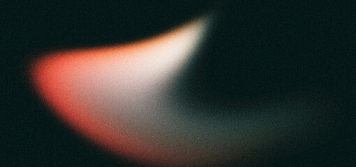 Grainy abstract noisy poster background, orange red white black teal gray color wave noise texture banner header cover design