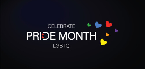 Fototapeta premium Expressing Love and Pride The Beauty of LGBTQ Design in Pride Month