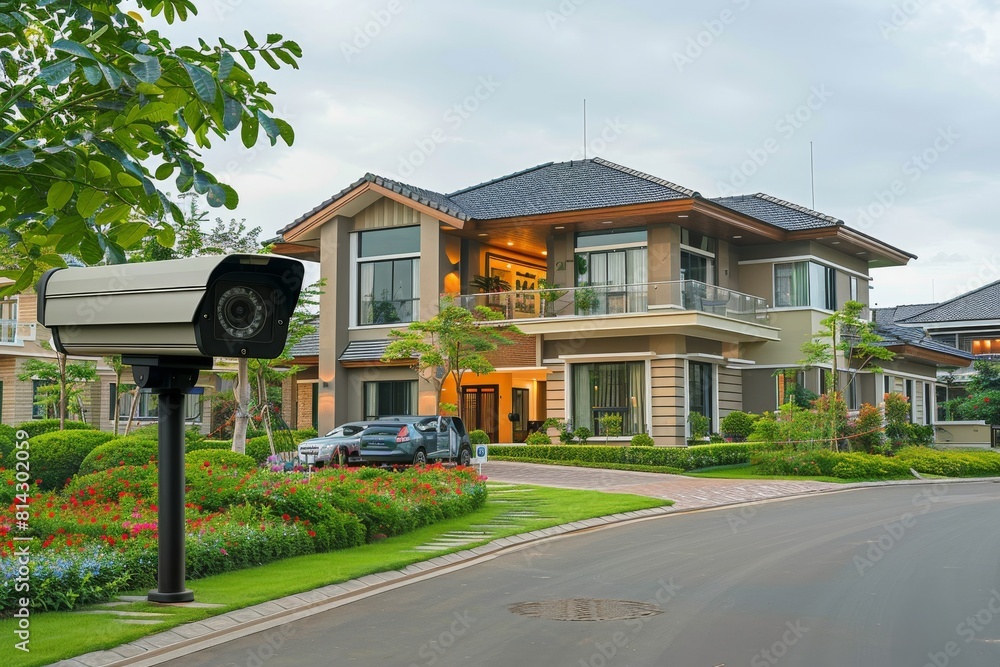 Poster security cameras in smart homes integrate motion sensors for automated protection, enhancing real es