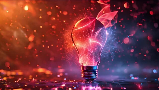 New ideas and innovation concept. Ai Footage.