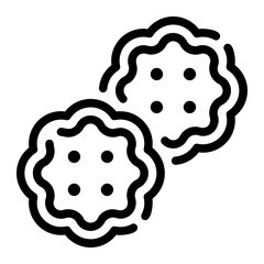 casquinha de siri line icon