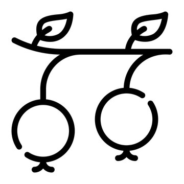 araca piranga line icon