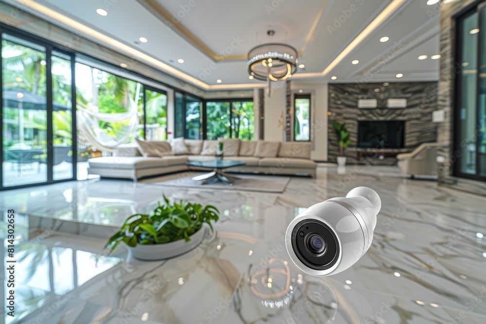 Poster camera automation in surveillance systems integrates alarm technologies, ensuring protective alarms 