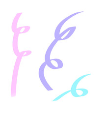 Obraz premium ribbon element party