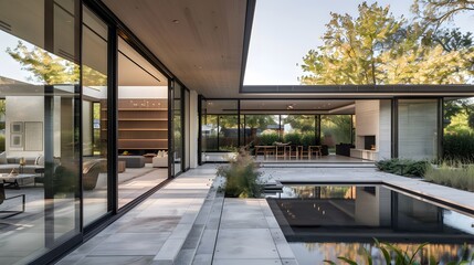 modern live room or office