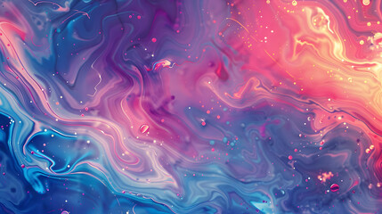 An abstract image of several colors, dominated by purple and pink, which mix together in a liquid, making the abstract image look beautiful. image for abstract background