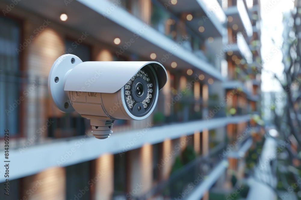 Poster advanced security devices in safeguard systems protect with cutting-edge equipment, enhancing watchf