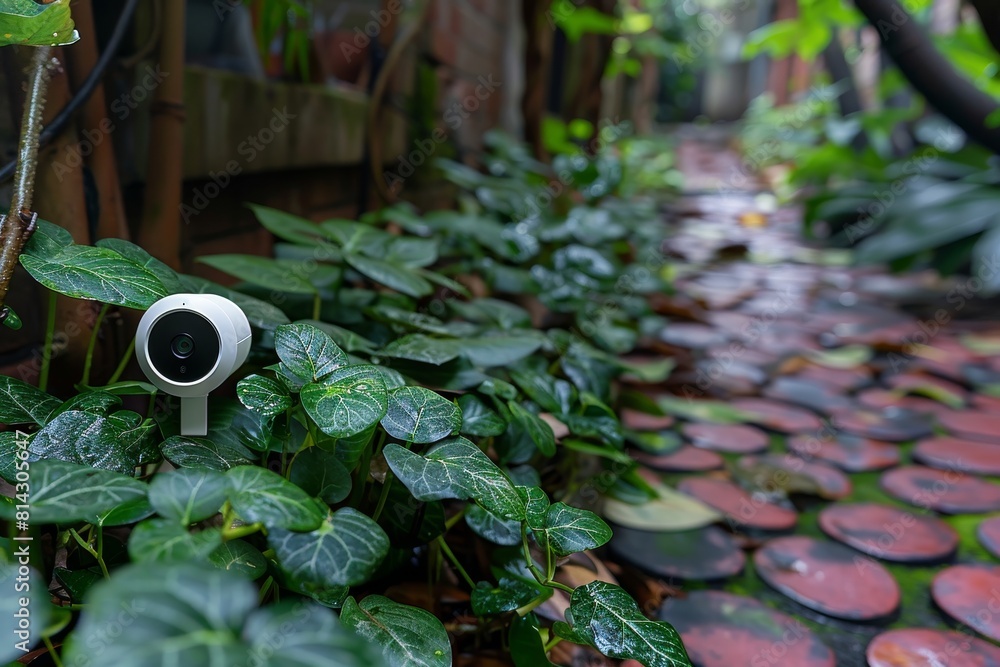 Poster protective home surveillance automates camera systems for easy setup, managing user-friendly alarms 