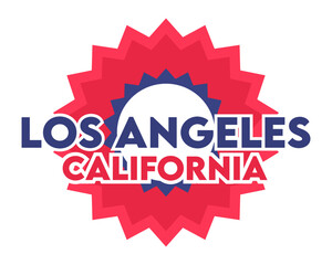 vacationing at tourist attractions in Los Angeles, California