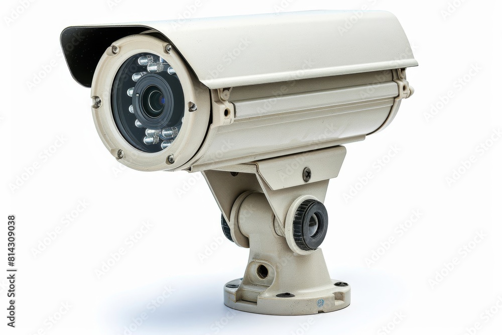 Poster security measures in modern urban environments use ai video cameras for enhanced city safety, integr