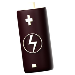 Obraz premium battery icon isolated on the white background