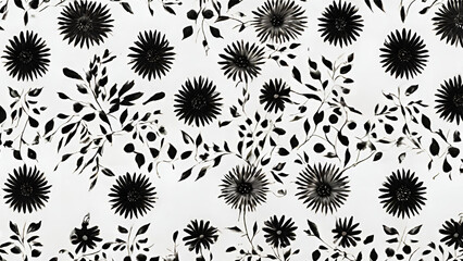 A Seamless Pattern Using Only Black And White