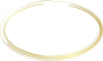 Gold oval grunge frames. Luxury design