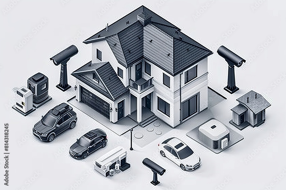 Poster light-sensitive cctv systems employ p2mp technologies, watching over properties with advanced securi