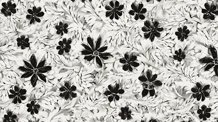 A Seamless Pattern Using Only Black And White