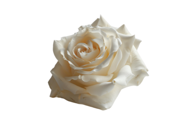 single white rose