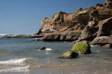 rocky coast of the Pacific Ocean