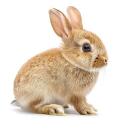 Obraz premium rabbit on white background