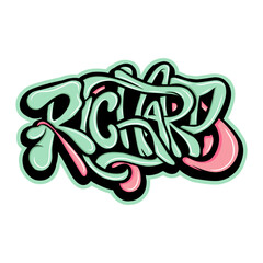 graffiti lettering typography art illustration