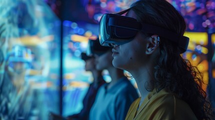 Obraz premium Virtual Reality Gaming Experience