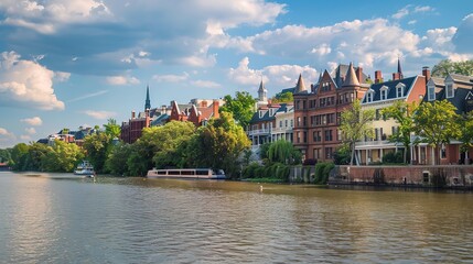 Obraz premium Amazing Boston Charles River