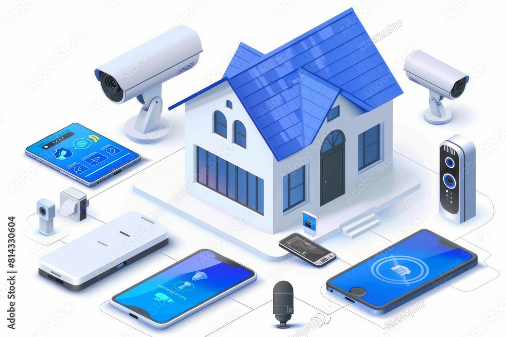 Poster extensive wi-fi reach in security systems verifies safeguard measures, integrating watchful cameras 