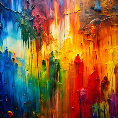 colorful sweet colors abstract background oil pain
