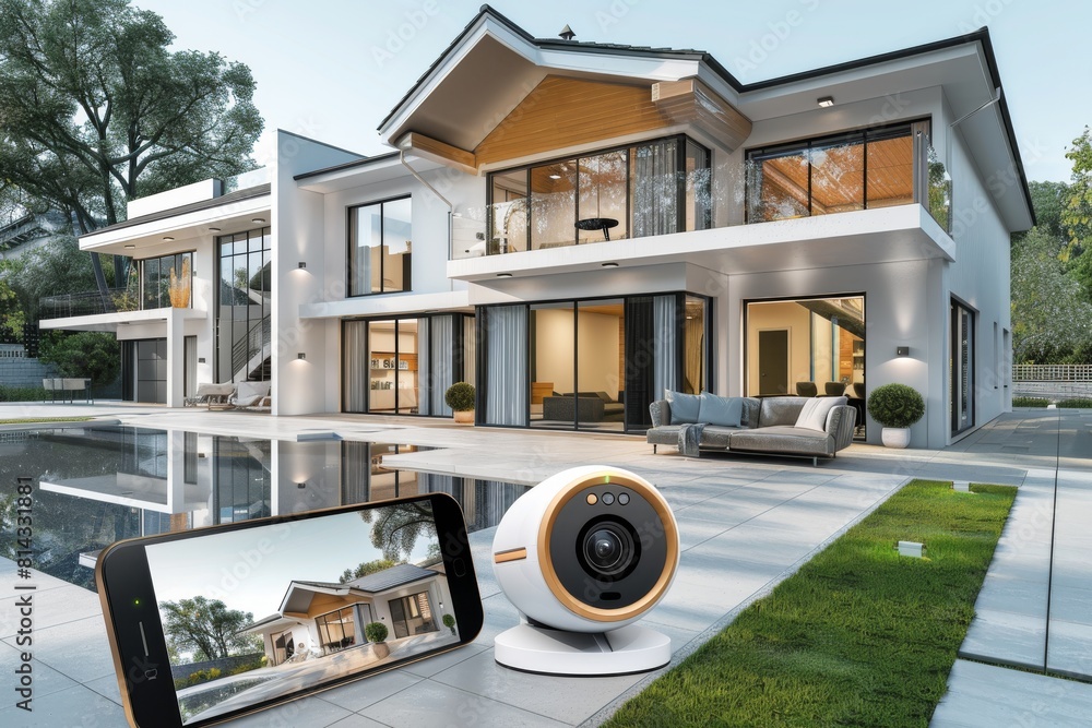 Aufkleber remote administration controls safeguard urban security through integrated camera installations, exp