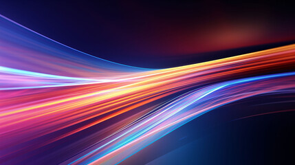 Abstract three-dimensional glowing curve background, abstract graphic poster PPT background