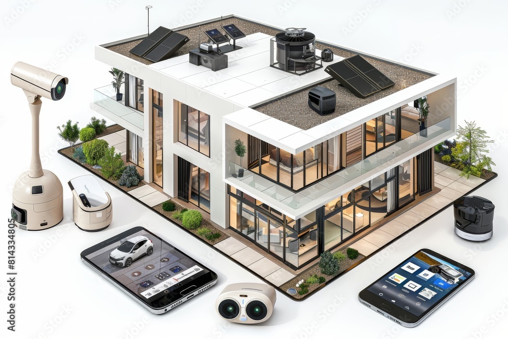Poster reliable network setups in security cameras ensure responsive measures for emergencies, integrating 