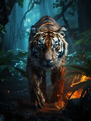 portrait of a tiger