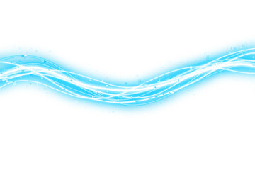 cyberpunk blue light trails in motion 