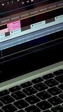 edit video timeline close up