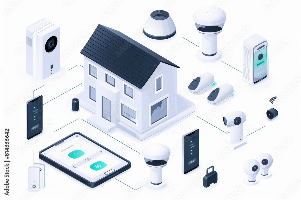 Poster communication system integration in surveillance uses background defenses and video technology to cl