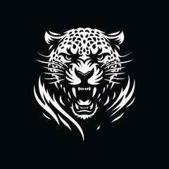 leopard vector illustration design  
