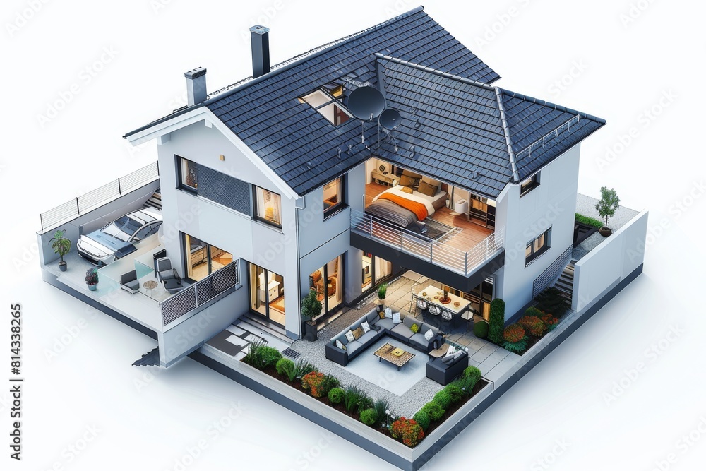 Poster connected iot systems employ security concepts for networked home surveillance, using watchful camco
