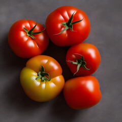 Tomato isolate, Fresh tomatoes, Red tomatoes