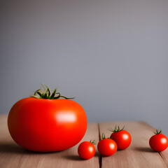 Tomato isolate, Fresh tomatoes, Red tomatoes