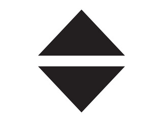 Arrow up down icon design illustration.