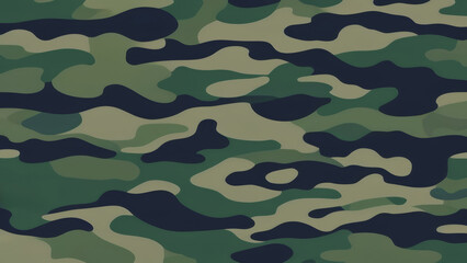 A simple camouflage pattern in Green hunting. Military camouflage. Illustration Formats 4K UHD