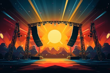 The music festival is a great place to see your favorite bands and artists perform live on stage.