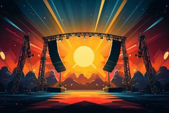 The music festival is a great place to see your favorite bands and artists perform live on stage.