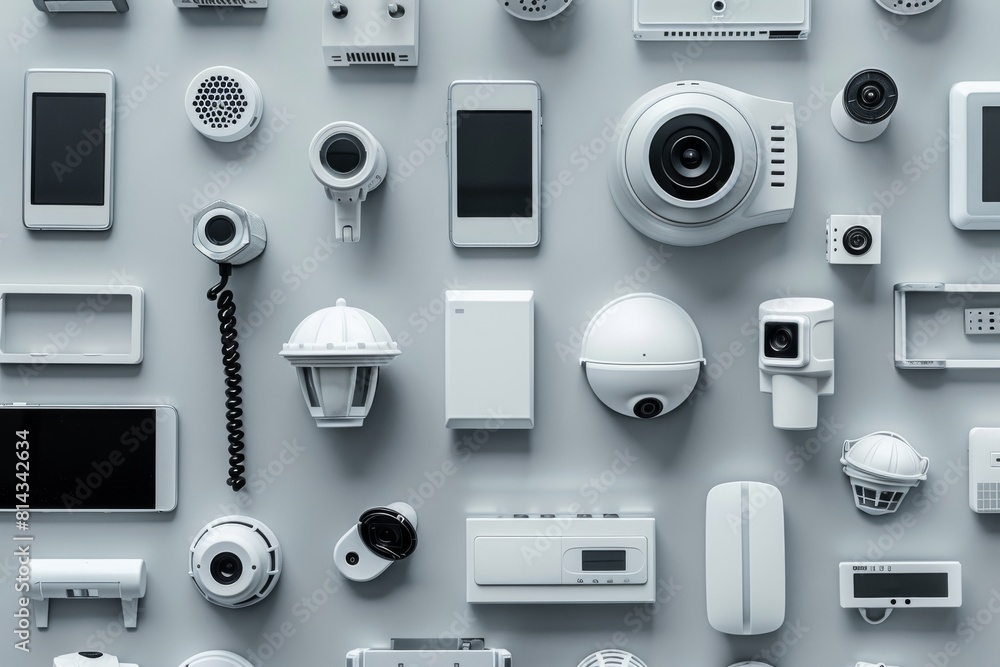Aufkleber safeguarding enhancements in intrusion systems alert watchers through security camera, monitoring bu