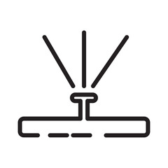 Springer Water Watering Line Icon